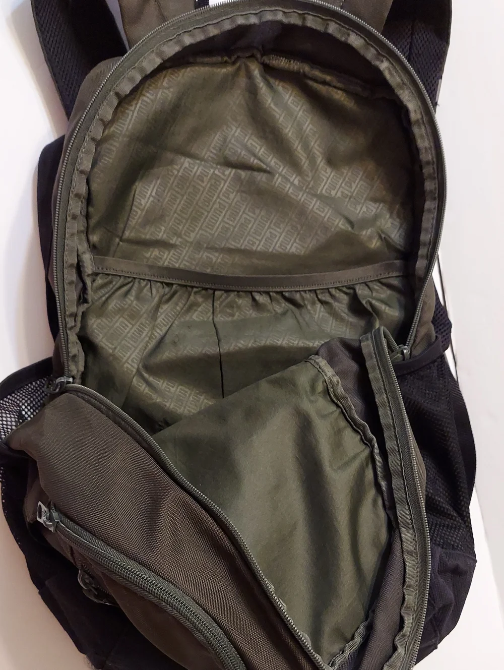 Puma Olive Green and Black Backpack